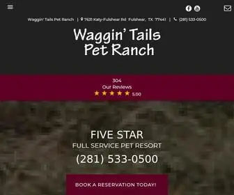 Waggintailsdogboardingfulshear.com(Dog Boarding Fulshear TX) Screenshot