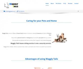 Wagglytails.co.za(Caring for Your Pets and Home) Screenshot