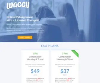 Waggy.pet(Esa letter online) Screenshot