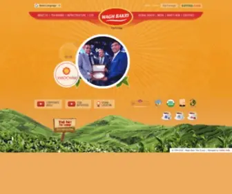 Waghbakritea.com(Wagh Bakri Tea Company) Screenshot