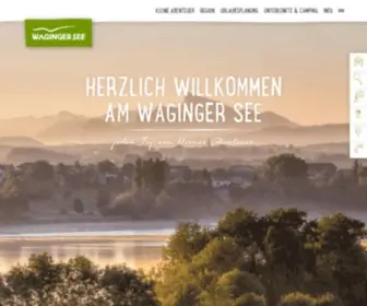 Waginger-See.de(Tourismusregion Waginger See) Screenshot