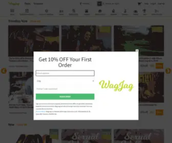 Wagjag.com(Discounts, Coupons & Deals on Hotels, Travel, Restaurants & More) Screenshot