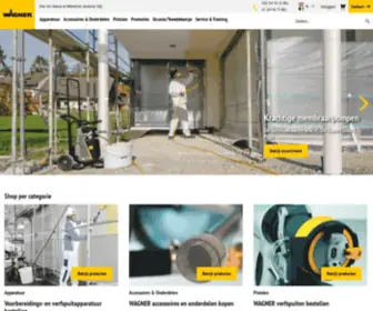 Wagner-Group.be(WAGNER shop) Screenshot