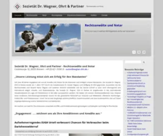 Wagner-OHRT.de(Sozietät Dr) Screenshot