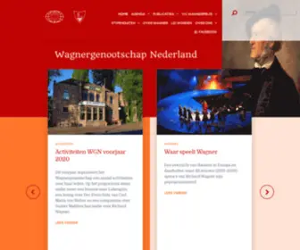 Wagnergenootschap.nl(Het Wagnergenootschap Nederland) Screenshot