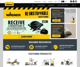 Wagnerspraytech.com.au(Wagner Australia) Screenshot