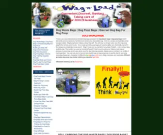 Wagnload.com(Dog waste bags) Screenshot