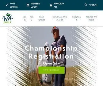 Wagolf.org(The official website of Washington Golf (formerly WSGA)) Screenshot