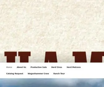 Wagonhammer.com(The Total Performance Brand) Screenshot