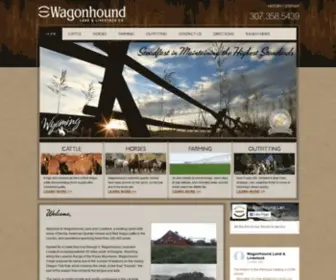 Wagonhound.com(Wagonhound Land and Livestock) Screenshot