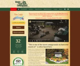 Wagontrailcampground.com(Best Door County Camping) Screenshot