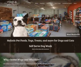 Wagsandwhiskersnashville.com(Pet Supplies & Dog Wash) Screenshot