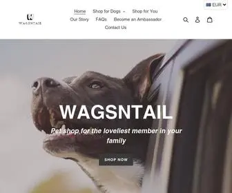 Wagsntail.com(Pet shop for the loveliest member in your family) Screenshot