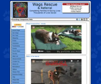 Wagsrescue.org(Wags Rescue) Screenshot