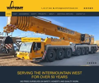 Wagstaffcrane.com(The Best Hooks in Town) Screenshot