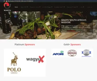 Wagyu.org.za(Wagyu South Africa) Screenshot