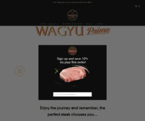 Wagyuprime.com(Create an Ecommerce Website and Sell Online) Screenshot