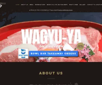 Wagyuyachevron.com.au(Yakiniku) Screenshot