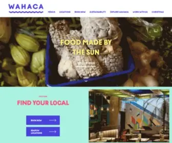 Wahaca.co.uk(Fresh Mexican Food) Screenshot