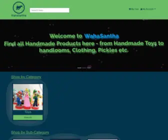 Wahasantha.com(Home) Screenshot