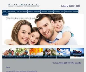 Wahealthbenefits.com(Mutual Benefits Inc) Screenshot