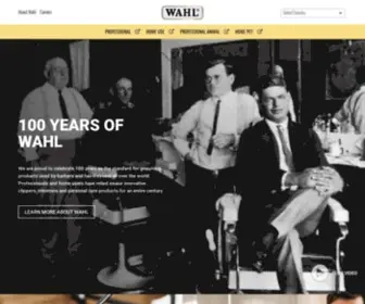 Wahl.com(Wahl Global) Screenshot