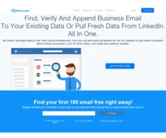 Wahleads.com(WahLeads) Screenshot