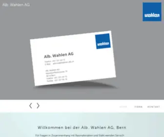 Wahlen-ALB.ch(Wahlen Alb) Screenshot