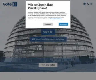 Wahlinfo.de(Weiterleitung) Screenshot