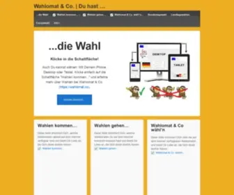 Wahlomat.co(Wahlomat & Co) Screenshot