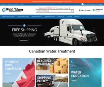 Wahlwater.com(Wahl water) Screenshot