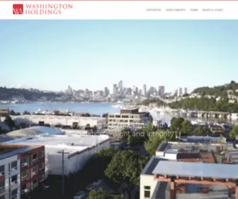 Waholdings.com(Washington Holdings) Screenshot