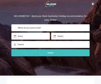 Wahomestay.com.au(WA Home Stay) Screenshot