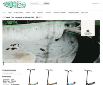 Wahoo-Clothing.co.uk(Wahoo UK Ipswich Clothing and hardware Skate Surf Snow) Screenshot