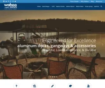 Wahoodocks.com(Wahoo Docks) Screenshot