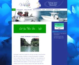 Wahoofishingtours.com(Puerto Viejo Costa Rica Fishing Tours) Screenshot