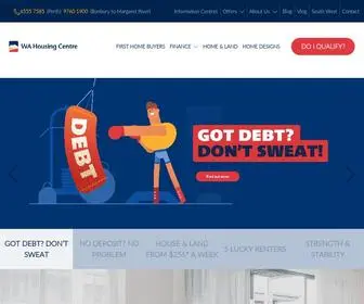 Wahousingcentre.com.au(First Home Buyers Perth) Screenshot