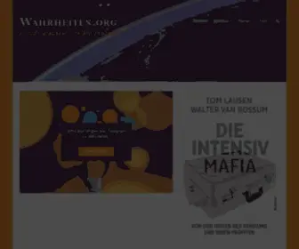 Wahrheiten.org(Startseite) Screenshot