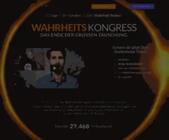 Wahrheitskongress.de(Wahrheitskongress 3.0) Screenshot