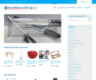 Wahs.com.au(W.A. Hospitality Supply Balcatta) Screenshot