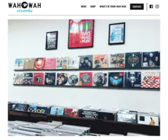 Wahwahrecords.com.au(New & Used Record Store) Screenshot