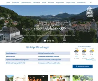 Waidhofen.at(Waidhofen) Screenshot