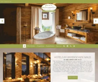 Waidla-Landhotels.de(Hotels im Bayerischen Wald) Screenshot