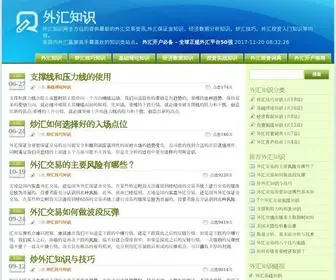 Waihuizhishi.cn(外汇知识) Screenshot
