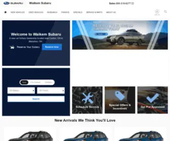 Waikemsubaru.com(Waikem Subaru) Screenshot