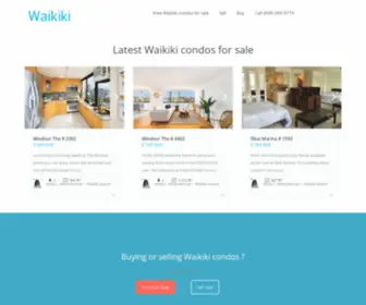 Waikiki.condos(Waikiki real estate & homes for sale) Screenshot