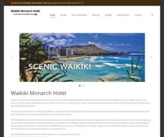 Waikikimonarchhotel.com(Exclusive Rooms by Roberts Hawaii) Screenshot