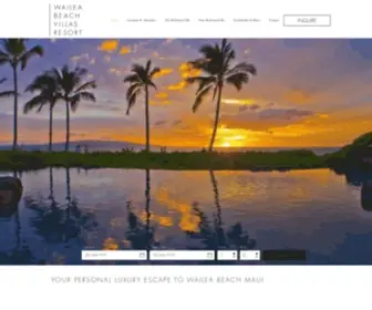 Waileabeachvillasresort.com(Wailea Beach Villas Resort) Screenshot