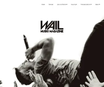 Wailmusicmag.com(WAIL Music Magazine "For Musicians) Screenshot