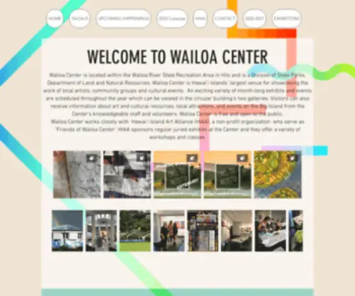 Wailoacenter.com(Wailoa Center) Screenshot